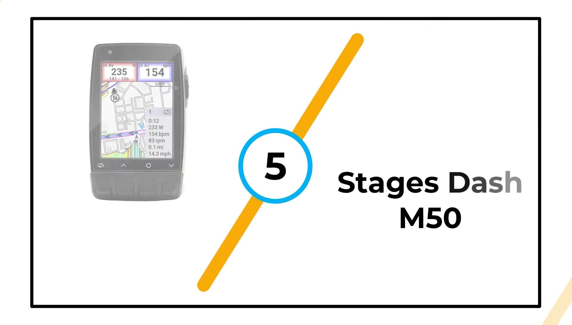 Stages Dash M50 bike computer