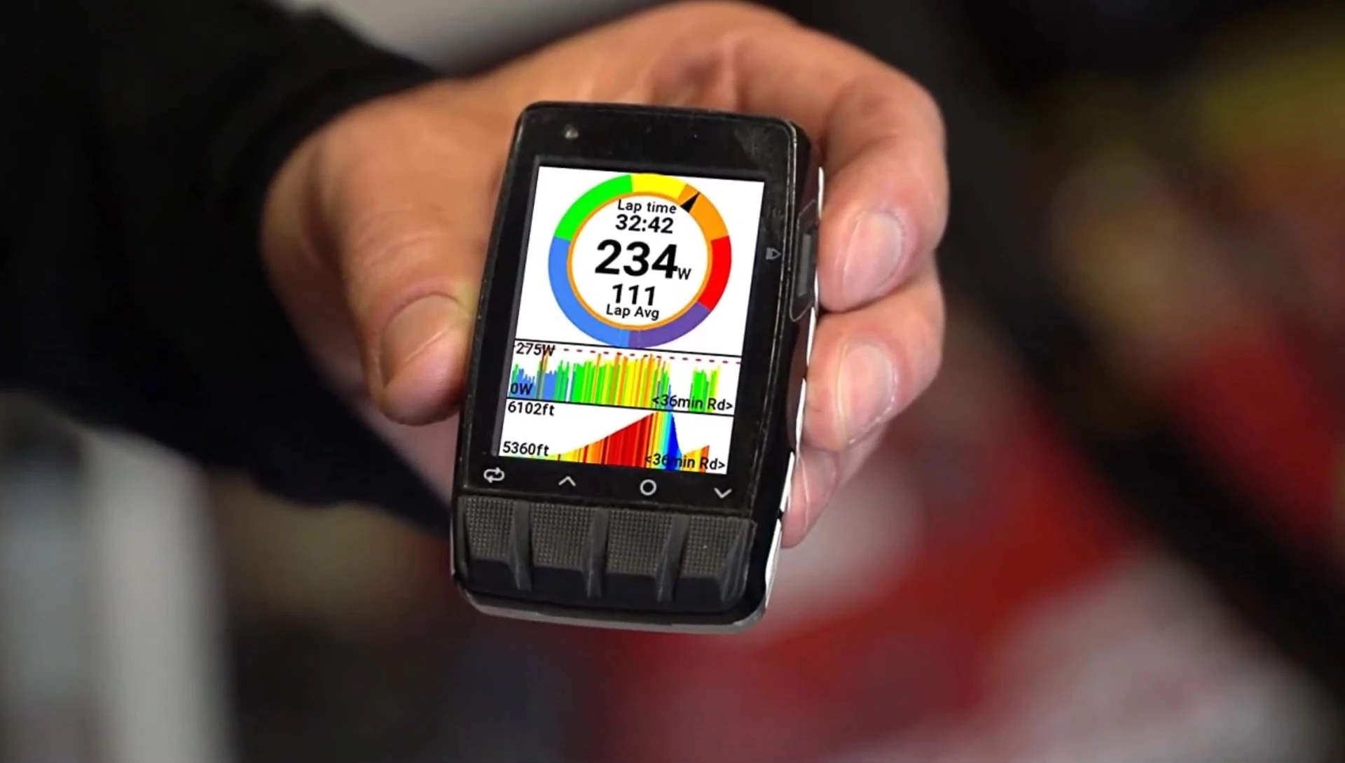 Stages Dash M50 screen
