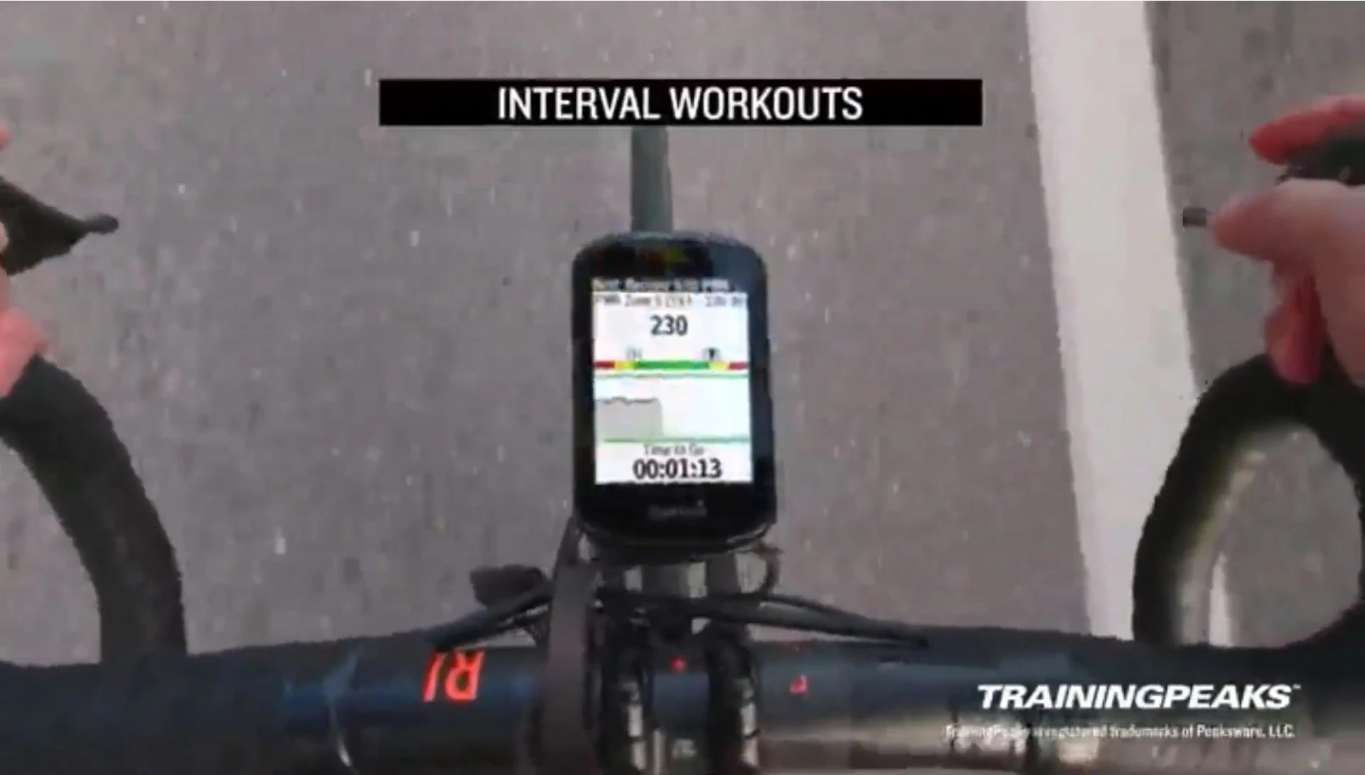 Garmin Edge 530 screen